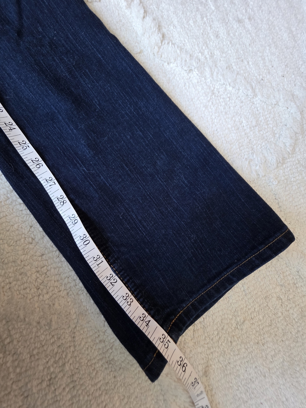 Women's Dark Blue Bootcut Jeans - Picture 8 of 15